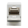 Tripp Lite N235-D01-SH-6A Cat6a Shielded In-Line DIN-Rail Mountable Snap-In Coupler (RJ45 F/F), TAA 037332277190