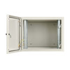 Tripp Lite SRN4G9US SmartRack Industrial Enclosure with Lock - NEMA 4, Wall Mount, Metal Construction, Hinged Back, 28 in. Depth, 9U, Gray 037332277145