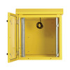 Tripp Lite SmartRack Industrial Enclosure with Lock - NEMA 3R, Wall Mount, Metal Construction, Hinged Back, Internal Fans, 28 in. Depth, 12U, Yellow 037332278029