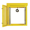 Tripp Lite SmartRack Industrial Enclosure with Lock - NEMA 3R, Wall Mount, Metal Construction, Hinged Back, Internal Fans, 28 in. Depth, 12U, Yellow 037332278029