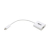 Tripp Lite U444-06N-HD8K6W USB-C to HDMI Adapter (M/F) - 8K 60 Hz, HDR, 4:4:4, HDCP 2.3, White 037332272638