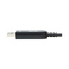 Tripp Lite U428F-10M-D3 USB-A to USB-C AOC Cable (M/M) - USB 3.2 Gen 2 (10Gbps) Plenum-Rated Fiber Active Optical - Data Only, Black, 10 m (33 ft.) 037332275035