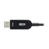 Tripp Lite U428F-15M-D321 USB-A to USB-C AOC Cable (M/M) - USB 3.2 Gen 2 (10Gbps) Plenum-Rated Fiber Active Optical - Data Only, Backward Compatible, Black, 15 m (49 ft.) 037332275066