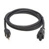 Tripp Lite Power Extension Cord, NEMA 5-15P to NEMA 5-15R - 13A, 120V, 16 AWG, 6 ft. (1.8 m), Black 037332275202