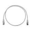 Tripp Lite N262-S03-WH Cat6a 10G Snagless Shielded Slim STP Ethernet Cable (RJ45 M/M), PoE, White, 3 ft. (0.9 m) 037332275868