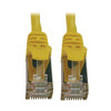 Tripp Lite N262-S10-YW Cat6a 10G Snagless Shielded Slim STP Ethernet Cable (RJ45 M/M), PoE, Yellow, 10 ft. (3.1 m) 037332276063