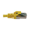 Tripp Lite N262-S10-YW Cat6a 10G Snagless Shielded Slim STP Ethernet Cable (RJ45 M/M), PoE, Yellow, 10 ft. (3.1 m) 037332276063