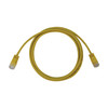Tripp Lite N261-S06-YW Cat6a 10G Snagless Molded Slim UTP Ethernet Cable (RJ45 M/M), PoE, Yellow, 6 ft. (1.8 m) 037332276377