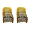 Tripp Lite N262-S01-YW Cat6a 10G Snagless Shielded Slim STP Ethernet Cable (RJ45 M/M), PoE, Yellow, 1 ft. (0.3 m) 037332275820