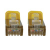 Tripp Lite N262-S05-YW Cat6a 10G Snagless Shielded Slim STP Ethernet Cable (RJ45 M/M), PoE, Yellow, 5 ft. (1.5 m) 037332275929