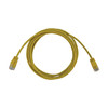 Tripp Lite N261-S10-YW Cat6a 10G Snagless Molded Slim UTP Ethernet Cable (RJ45 M/M), PoE, Yellow, 10 ft. (3.1 m) 037332276452