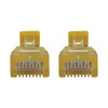 Tripp Lite N261-S10-YW Cat6a 10G Snagless Molded Slim UTP Ethernet Cable (RJ45 M/M), PoE, Yellow, 10 ft. (3.1 m) 037332276452