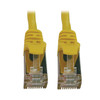 Tripp Lite N262-S06-YW Cat6a 10G Snagless Shielded Slim STP Ethernet Cable (RJ45 M/M), PoE, Yellow, 6 ft. (1.8 m) 037332275967