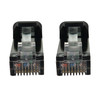 Tripp Lite N262-S10-BK Cat6a 10G Snagless Shielded Slim STP Ethernet Cable (RJ45 M/M), PoE, Black, 10 ft. (3.1 m) 037332276049