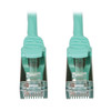 Tripp Lite N262-S05-AQ Cat6a 10G Snagless Shielded Slim STP Ethernet Cable (RJ45 M/M), PoE, Aqua, 5 ft. (1.5 m) 037332275936