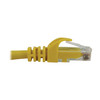 Tripp Lite N261-001-YW Cat6a 10G Snagless Molded UTP Ethernet Cable (RJ45 M/M), PoE, Yellow, 1 ft. (0.3 m) 037332277237