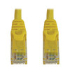 Tripp Lite N261-020-YW Cat6a 10G Snagless Molded UTP Ethernet Cable (RJ45 M/M), PoE, Yellow, 20 ft. (6.1 m) 037332277473