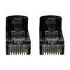 Tripp Lite N261-050-BK Cat6a 10G Snagless Molded UTP Ethernet Cable (RJ45 M/M), PoE, Black, 50 ft. (15.2 m) 037332277527