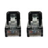Tripp Lite N262-S06-BK Cat6a 10G Snagless Shielded Slim STP Ethernet Cable (RJ45 M/M), PoE, Black, 6 ft. (1.8 m) 037332275943