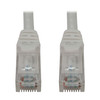 Tripp Lite N261-025-WH Cat6a 10G Snagless Molded UTP Ethernet Cable (RJ45 M/M), PoE, White, 25 ft. (7.6 m) 037332277503