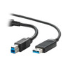 Vaddio 440-1015-015 USB cable 15 m USB 3.2 Gen 2 (3.1 Gen 2) USB B USB A Black 840077508036