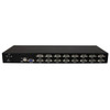 StarTech.com 16 Port 1U Rackmount USB KVM Switch Kit with OSD and Cables 46914