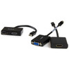 StarTech.com Travel A/V Adapter: 2-in-1 Mini DisplayPort to HDMI or VGA Converter 46983