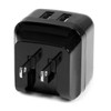 StarTech.com Dual-port USB wall charger - international travel - 17W/3.4A - black 47238