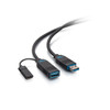 C2G C2G30083 LEGRAND 125FT(38M) USB 3.2 AMAF PLENUM AOC CABLE 757120300830