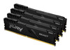 Kingston Technology KF432C16BBK4/128 KINGSTON 128GB 3200MHZ DDR4 CL16 DIMM (KIT OF 4) FURY BEAST BLACK 740617319811