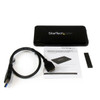 StarTech.com 2.5in USB 3.0 SATA Hard Drive Enclosure w/ UASP for Slim 7mm SATA III SSD/HDD 47767