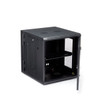 StarTech.com 12U 19" Wall Mount Network Cabinet - 20" Deep 4 Post Hinged Locking IT Computer Equipment Enclosure w/Shelf - Flexible Vented Switch Depth Data Rack Cisco 3850, 2960 Series 47793
