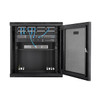 StarTech.com 12U 19" Wall Mount Network Cabinet - 16" Deep Hinged Locking IT Network Switch Depth Enclosure - Vented Computer Equipment Data Rack w/Shelf & Flexible Side Panels - Assembled 47794