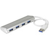 StarTech.com 4-Port Portable USB 3.0 Hub with Built-in Cable 47883