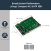 StarTech.com M.2 SATA SSD to 2.5in SATA Adapter - M.2 NGFF to SATA Converter - 7mm - Open-Frame Bracket - M2 Hard Drive Adapter 47935