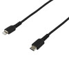 StarTech CB RUSBCLTMM2MB 6.6ft USB C to Lightning CB - Apple MFi Certified BK