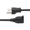 StarTech CB 231A-8A00-POWER-CORD 10ft Power ExtensionCord NEMA 5-15P t 5-15R