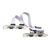 StarTech.com 4-Port Serial PCIe Card, Quad-Port PCI Express to RS232/RS422/RS485 (DB9) Serial Card, Low-Profile Bracket Incl., 16C1050 UART, Windows/Linux, TAA Compliant - Level-4 ESD Protection 65030903141