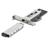 StarTech.com M.2 NVMe SSD to PCIe x4 Mobile Rack/Backplane with Removable Tray for PCI Express Expansion Slot, Tool-less Installation, PCIe 4.0/3.0 Hot-Swap Drive Bay, Key Lock - 2 Keys Included 65030898997