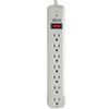 Tripp Lite Protect It! 7-Outlet Surge Protector, 6-ft. Cord, 1080 Joules - Accommodates 1 Transformer 48392