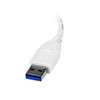StarTech.com USB 3.0 to Gigabit Ethernet NIC Network Adapter - White 48473
