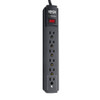 Tripp Lite Protect It! 6-Outlet Surge Protector, 6-ft. Cord, 790 Joules, Diagnostic LED, Black Housing 48510