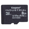 Kingston MF SDCIT2 8GBSP 8GB microSDHC Industrial C10 A1 pSLC Card w o Adapter