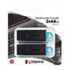 Kingston Technology DataTraveler ® Exodia (Black + Teal) 2 Pieces - USB 3.2 Flash Drive 740617325560