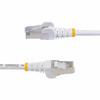 StarTech.com 10ft White CAT8 Ethernet Cable, Snagless RJ45, 25G/40G, 2000MHz, 100W PoE++, S/FTP, 26AWG Pure Bare Copper Wire, LSZH, Shielded Network Patch Cord w/Strain Reliefs, Fluke Channel Tested 065030898683