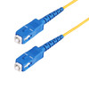 StarTech.com 30m (98.4ft) SC to SC (UPC) OS2 Single Mode Simplex Fiber Optic Cable, 9/125µm, 40G/100G, Bend Insensitive, Low Insertion Loss, LSZH Fiber Patch Cord 065030903394