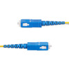 StarTech.com 100m (328ft) SC to SC (UPC) OS2 Single Mode Simplex Fiber Optic Cable, 9/125µm, 40G/100G, Bend Insensitive, Low Insertion Loss, LSZH Fiber Patch Cord 065030903387