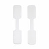 StarTech.com 3.5in (9cm) Cable Labels, 100 Pack, White, Hook-to-Hook Fastener Cable Tags, Write-On Cord Labels for Cable Management, Cord Identification Tags 065030907033