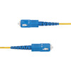 StarTech.com 2m (6.6ft) LC to SC (UPC) OS2 Single Mode Simplex Fiber Optic Cable, 9/125µm, 40G/100G, Bend Insensitive, Low Insertion Loss, LSZH Fiber Patch Cord 065030906999