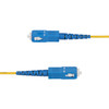 StarTech.com 10m (32.8ft) LC to SC (UPC) OS2 Single Mode Simplex Fiber Optic Cable, 9/125µm, 40G/100G, Bend Insensitive, Low Insertion Loss, LSZH Fiber Patch Cord 065030907026